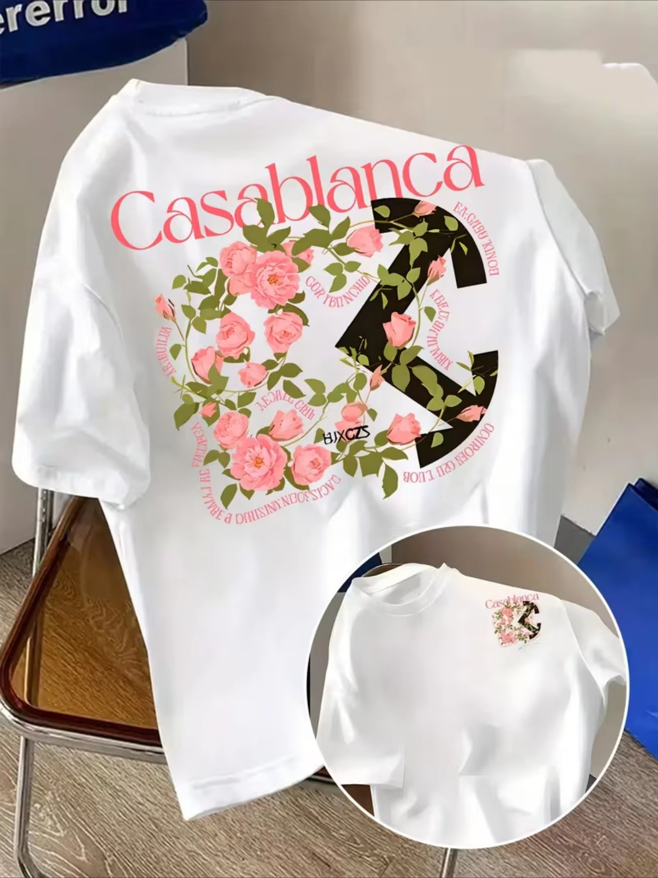 Streetwear Brand With White Flowers - White Flower Arrow Trendy Street Brand