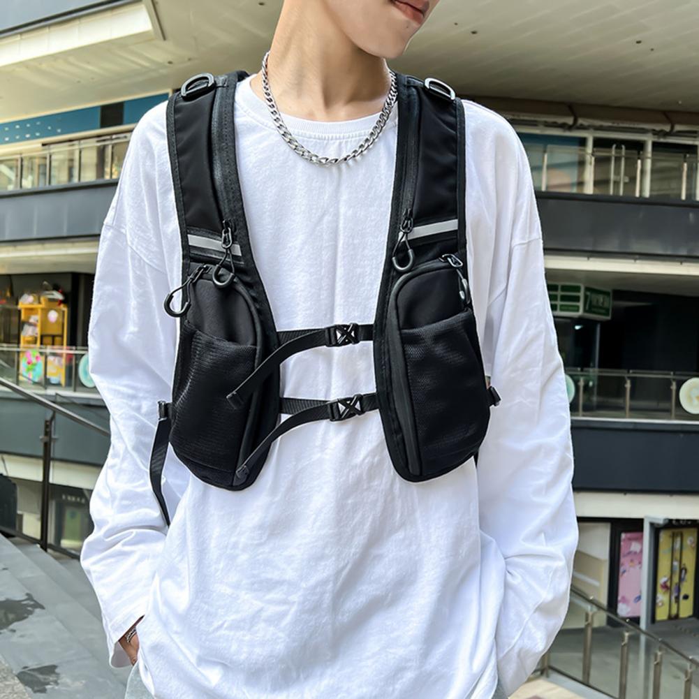 Trendy Brand Chest Bag Hip Hop - Streetwear Brand Bag avaliação e preço