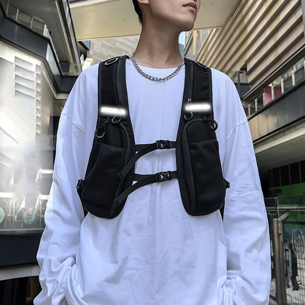 Trendy Brand Chest Bag Hip Hop - Streetwear Brand Bag avaliação e preço