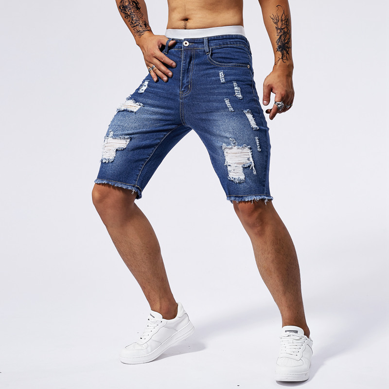 2025 Summer New Men's Ripped D - Streetwear Brand Vintage avaliação e preço