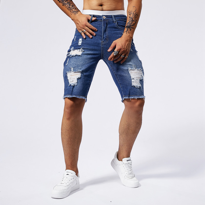 2025 Summer New Men's Ripped D - Streetwear Brand Vintage avaliação e preço