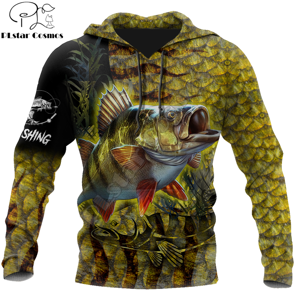 Brand Hoodie Yellow Perch Fish - Streetwear Brand Tracksuit avaliação e preço
