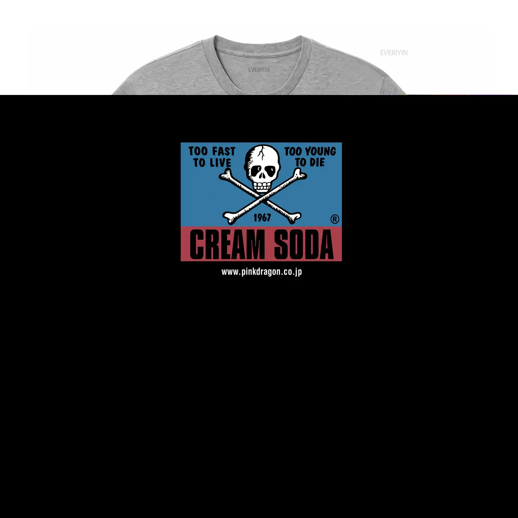 Vintage Cream Soda Skull Japan - Streetwear Brand Japanese avaliação e preço