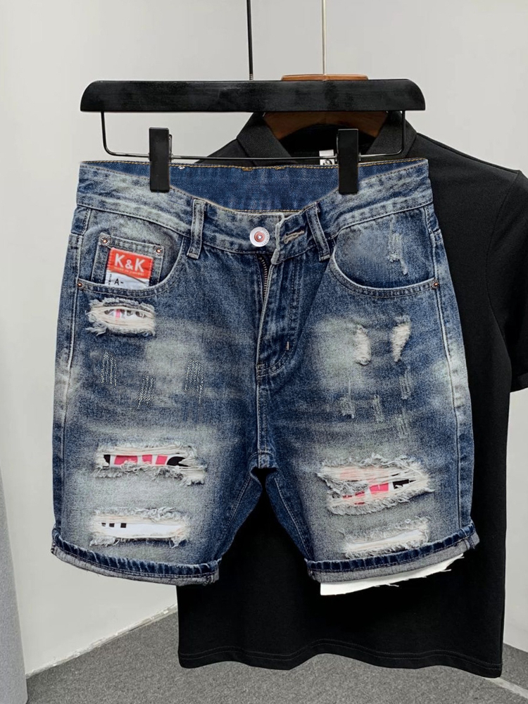 2026 Summer Ripped Straight Me - Streetwear Brand Vintage avaliação e preço