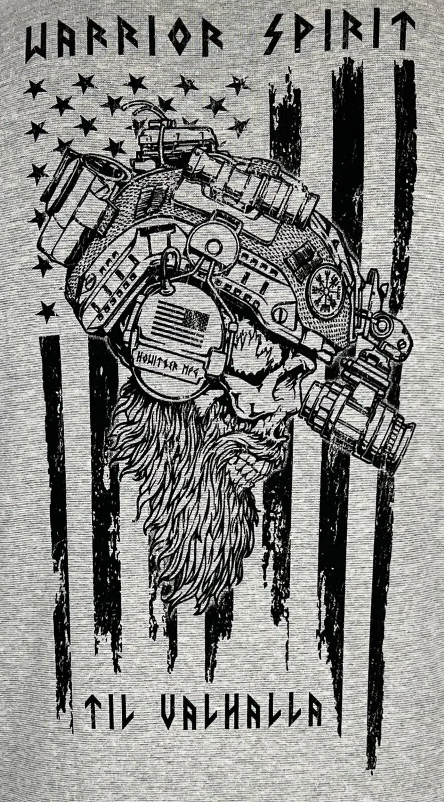 Til Valhalla. America Warrior  - Streetwear Brand T Shirt avaliação e preço