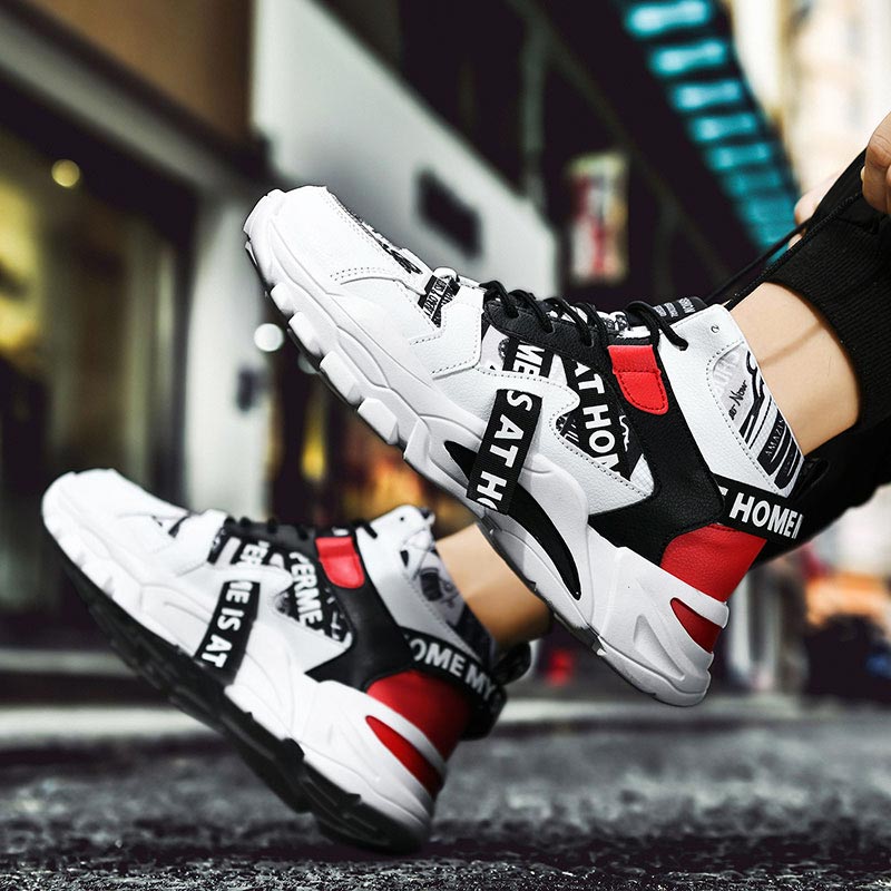 Large Size High Top Chunky Man - Streetwear Brand With White Flowers avaliação e preço