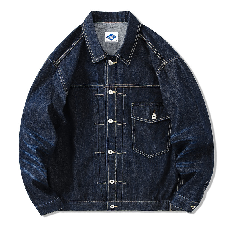 Tide Brand Dark Blue Denim Jac - Streetwear Brands avaliação e preço