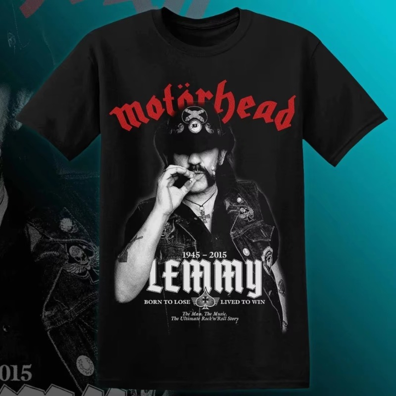 MOTÖRHEAD LEMMY T-Shirt Men Wo - Streetwear Clothing Brands avaliação e preço
