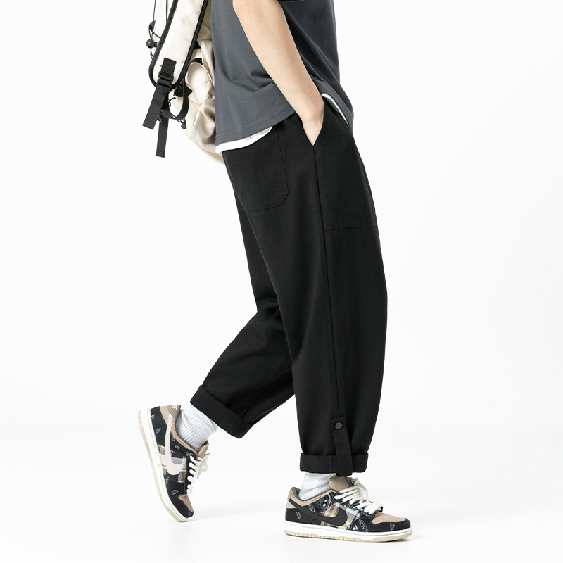 Working Pants Mens Casual Stra - Streetwear Brand Japanese avaliação e preço