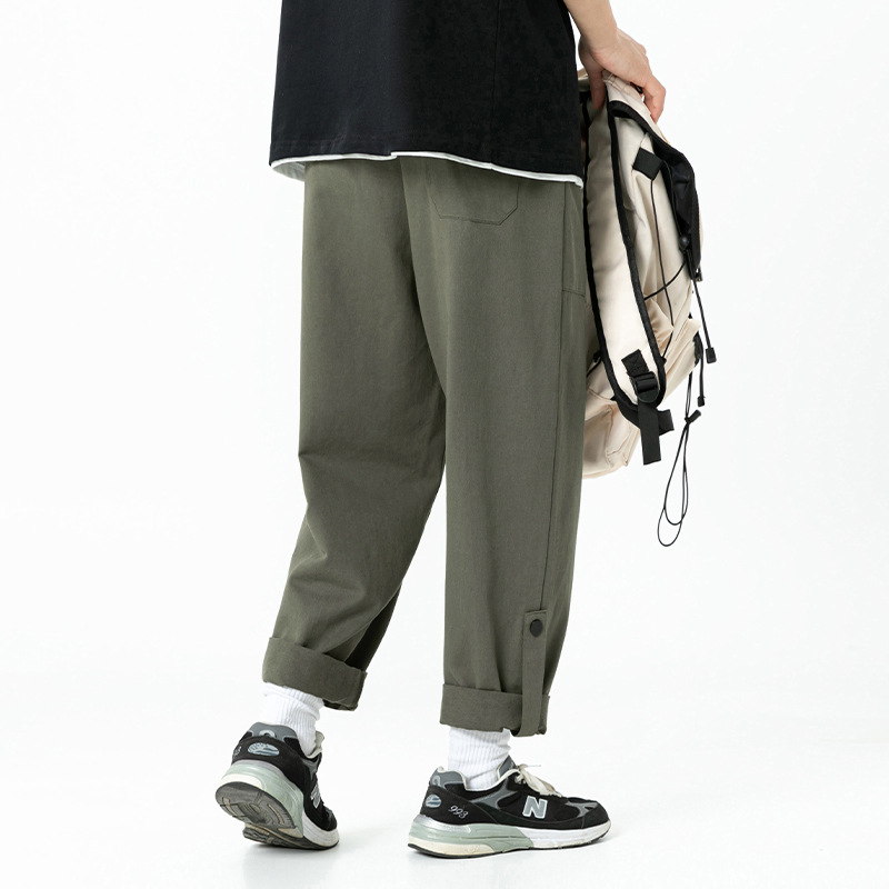 Working Pants Mens Casual Stra - Streetwear Brand Japanese avaliação e preço