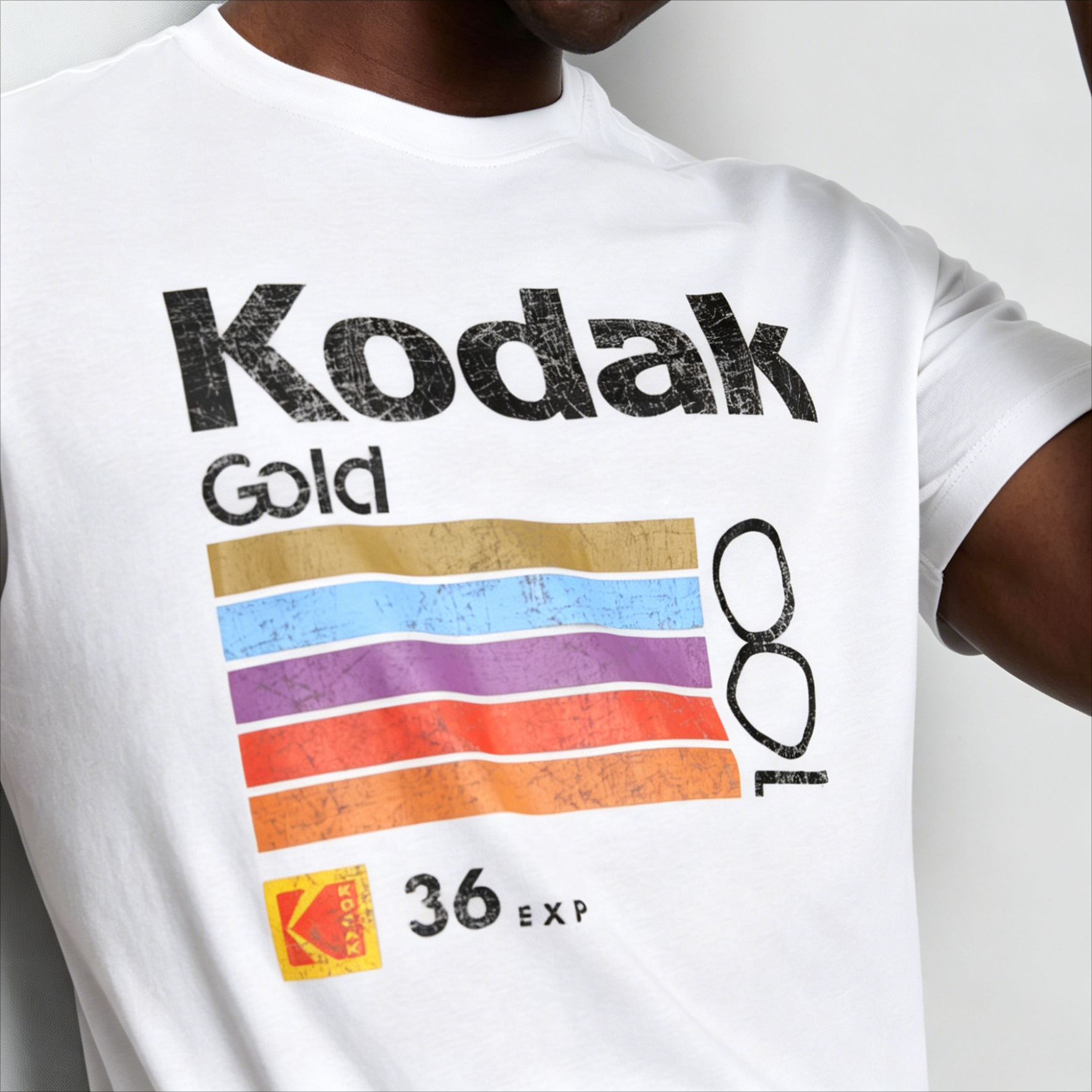Kodak Brand  Cotton Unisex Shi - Streetwear Brand Vintage avaliação e preço