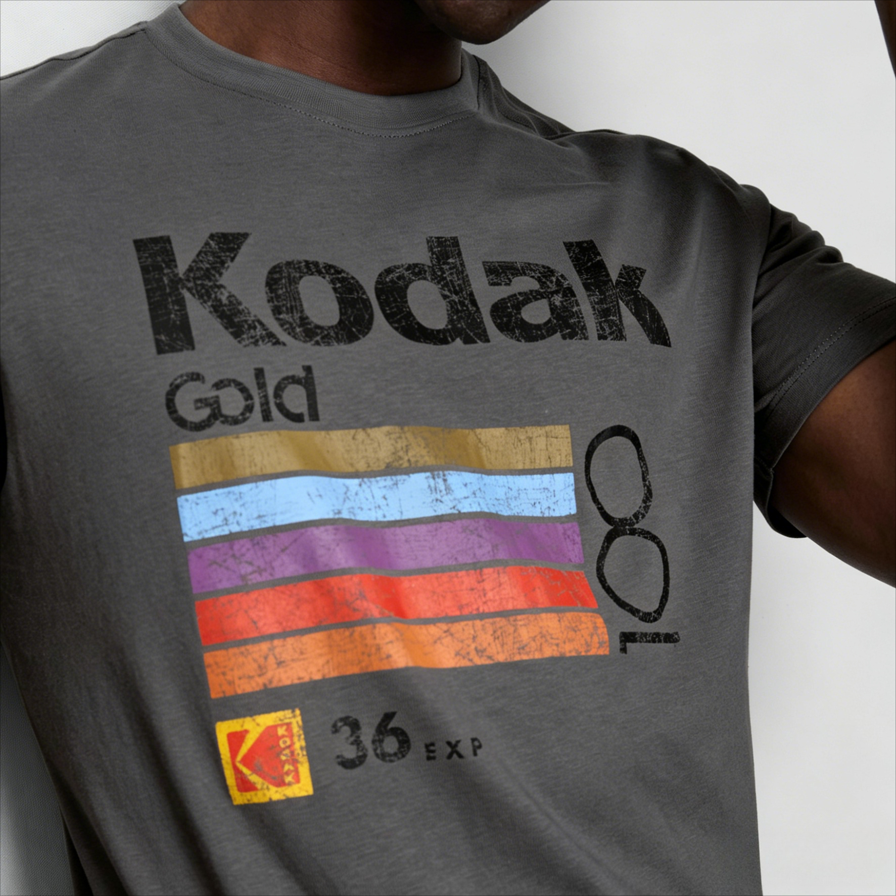 Kodak Brand  Cotton Unisex Shi - Streetwear Brand Vintage avaliação e preço