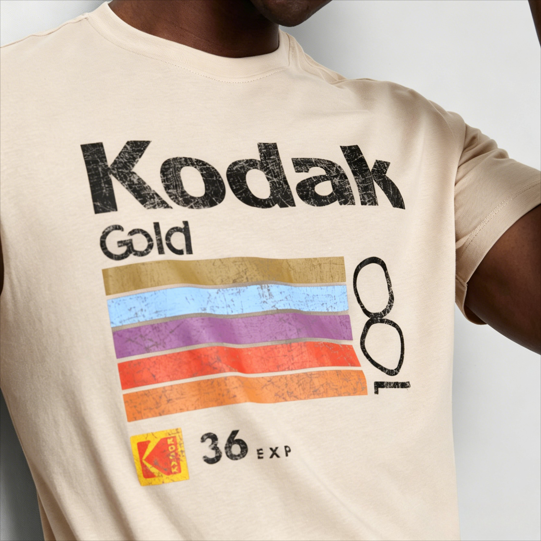 Kodak Brand  Cotton Unisex Shi - Streetwear Brand Vintage avaliação e preço