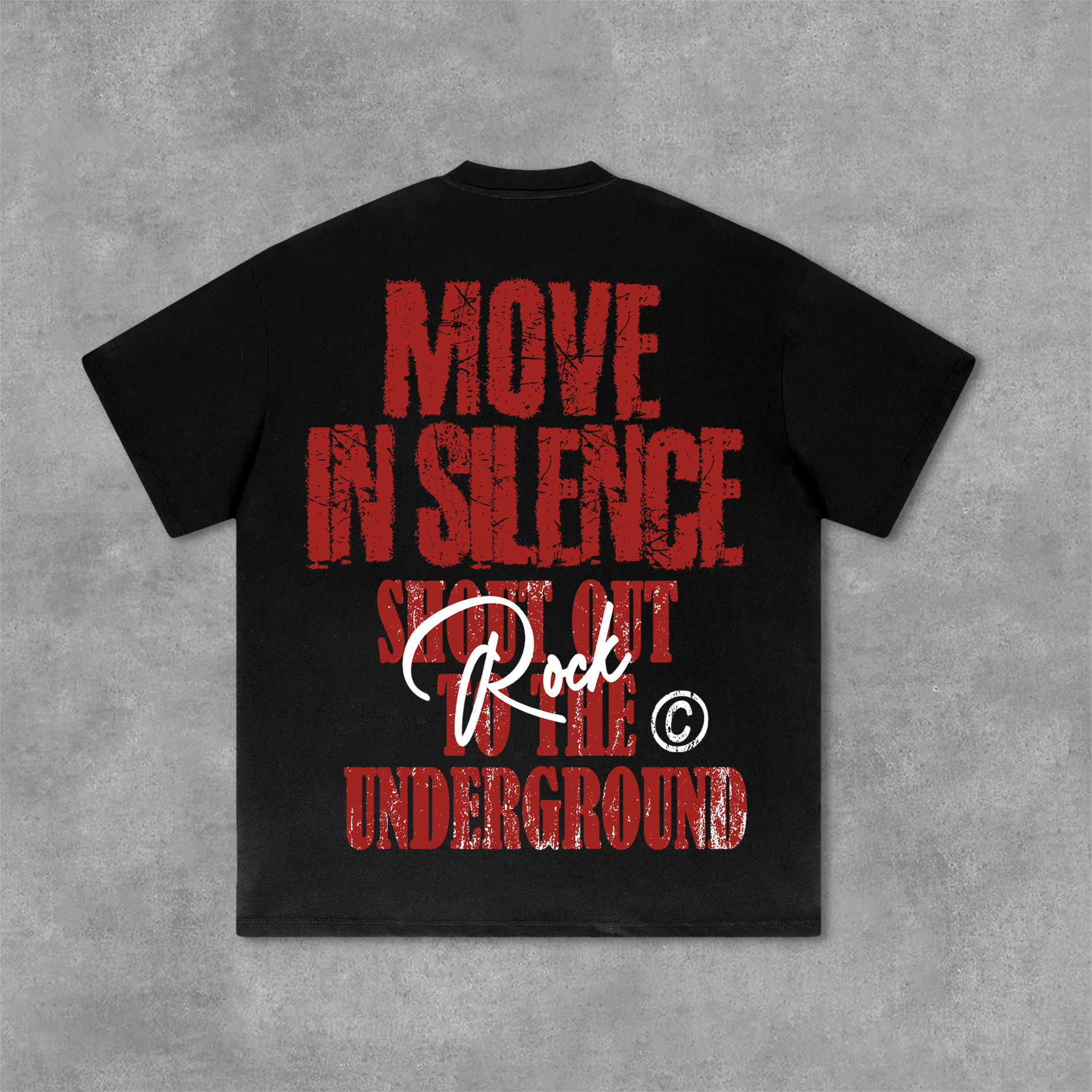 Vintage Move in Silence Graphi - Streetwear Brand Vintage avaliação e preço