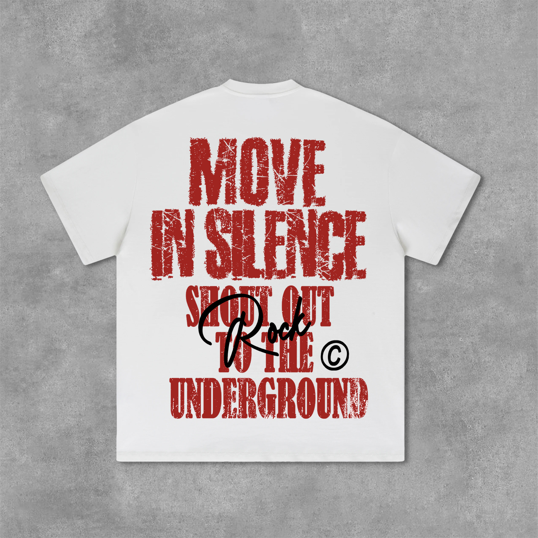 Vintage Move in Silence Graphi - Streetwear Brand Vintage avaliação e preço