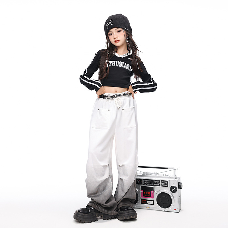Kids Girls Hip Hop Brand Stree - Streetwear Brand Tracksuit avaliação e preço