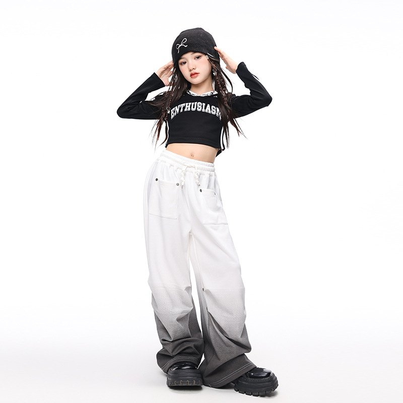 Kids Girls Hip Hop Brand Stree - Streetwear Brand Tracksuit avaliação e preço