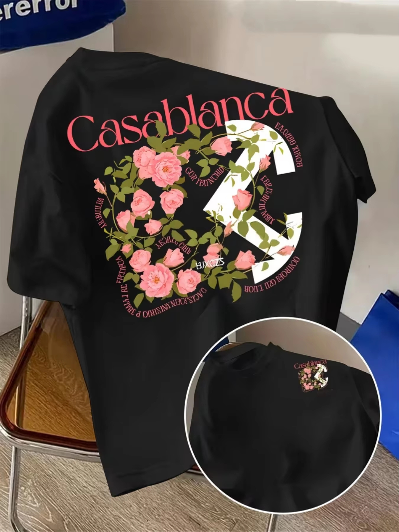 White Flower Arrow Trendy Stre - Streetwear Brand With White Flowers avaliação e preço