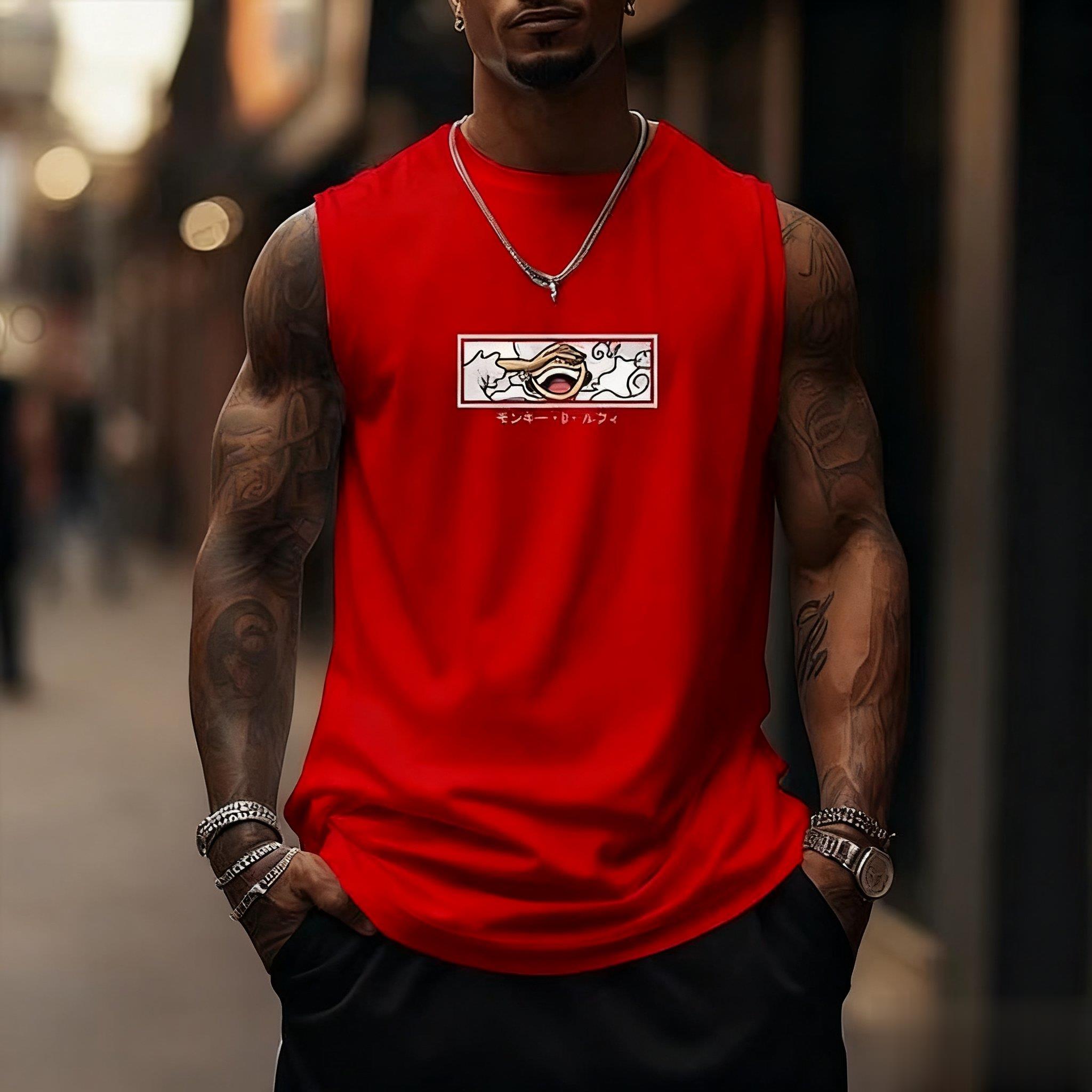 One Piece Luffy Gear 5 Tank To - Streetwear Brand In Japan avaliação e preço