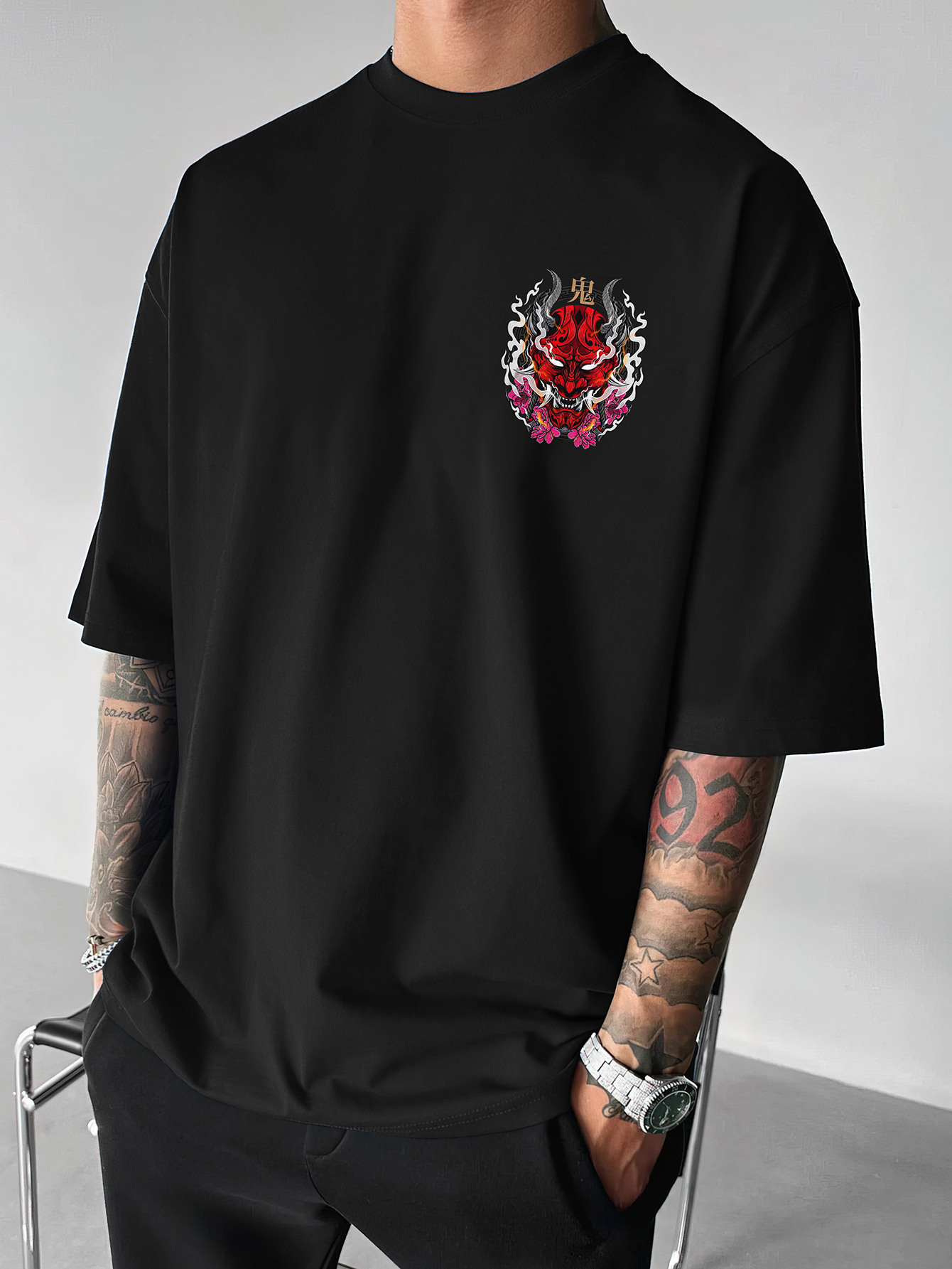 Oversized Streetwear Graphic T - Streetwear Brand Japanese avaliação e preço