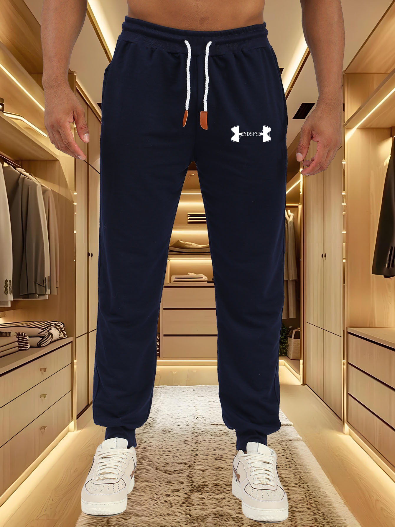 Men Jogger Pants Sport Brand L - Streetwear Brand With A Logo avaliação e preço