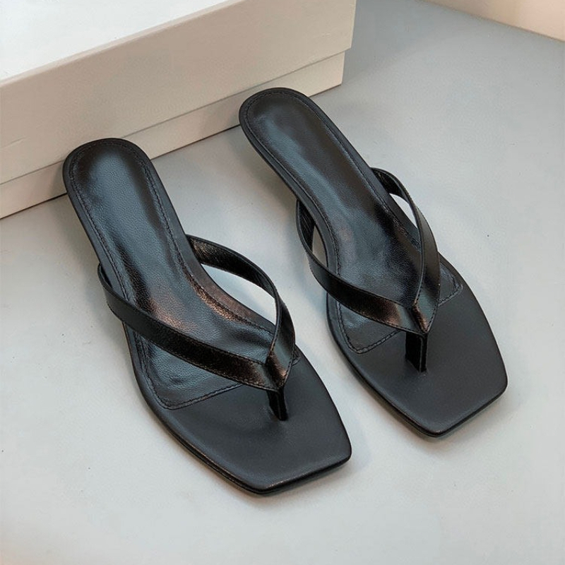 Luxury Brand Leather Heeled Fl - Streetwear Brands avaliação e preço