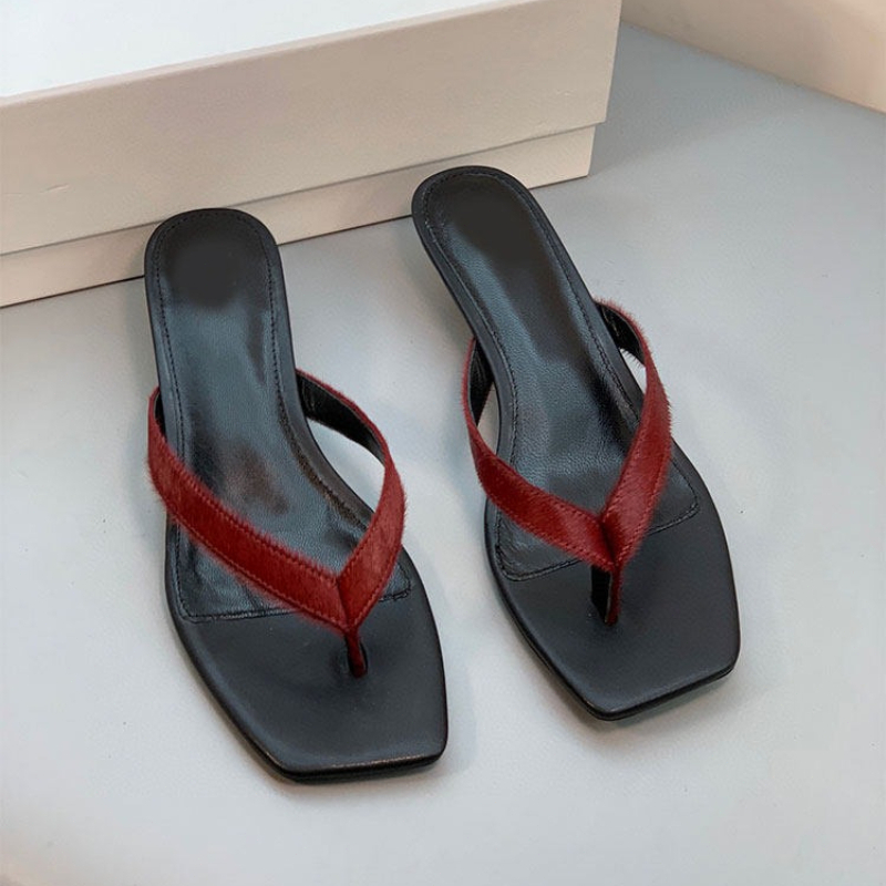 Luxury Brand Leather Heeled Fl - Streetwear Brands avaliação e preço