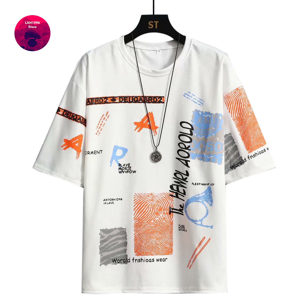 Men Harajuku Graphic Black Sum - Streetwear Brand In Japan avaliação e preço
