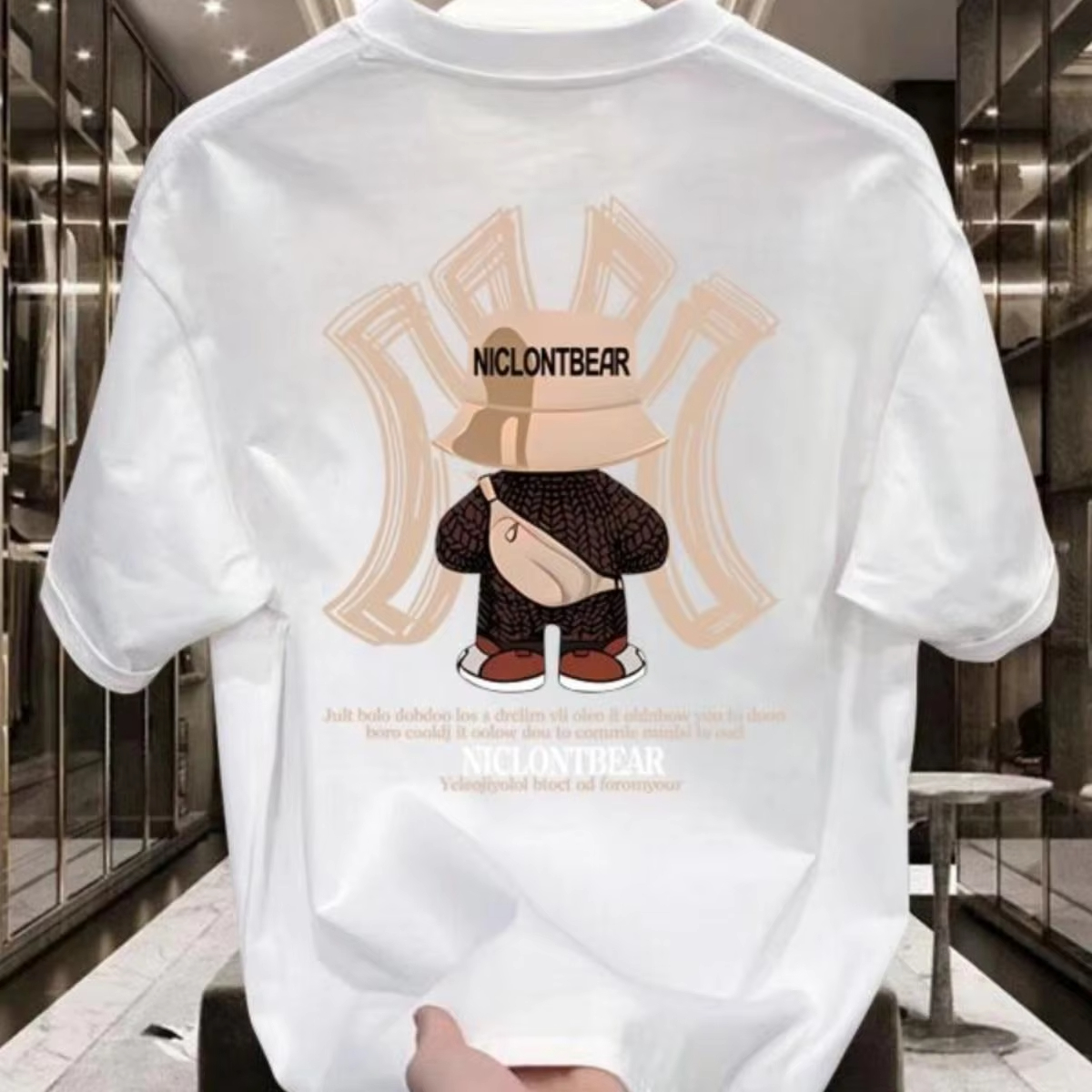 100% pure cotton men's luxurio - Quality Streetwear Brand avaliação e preço