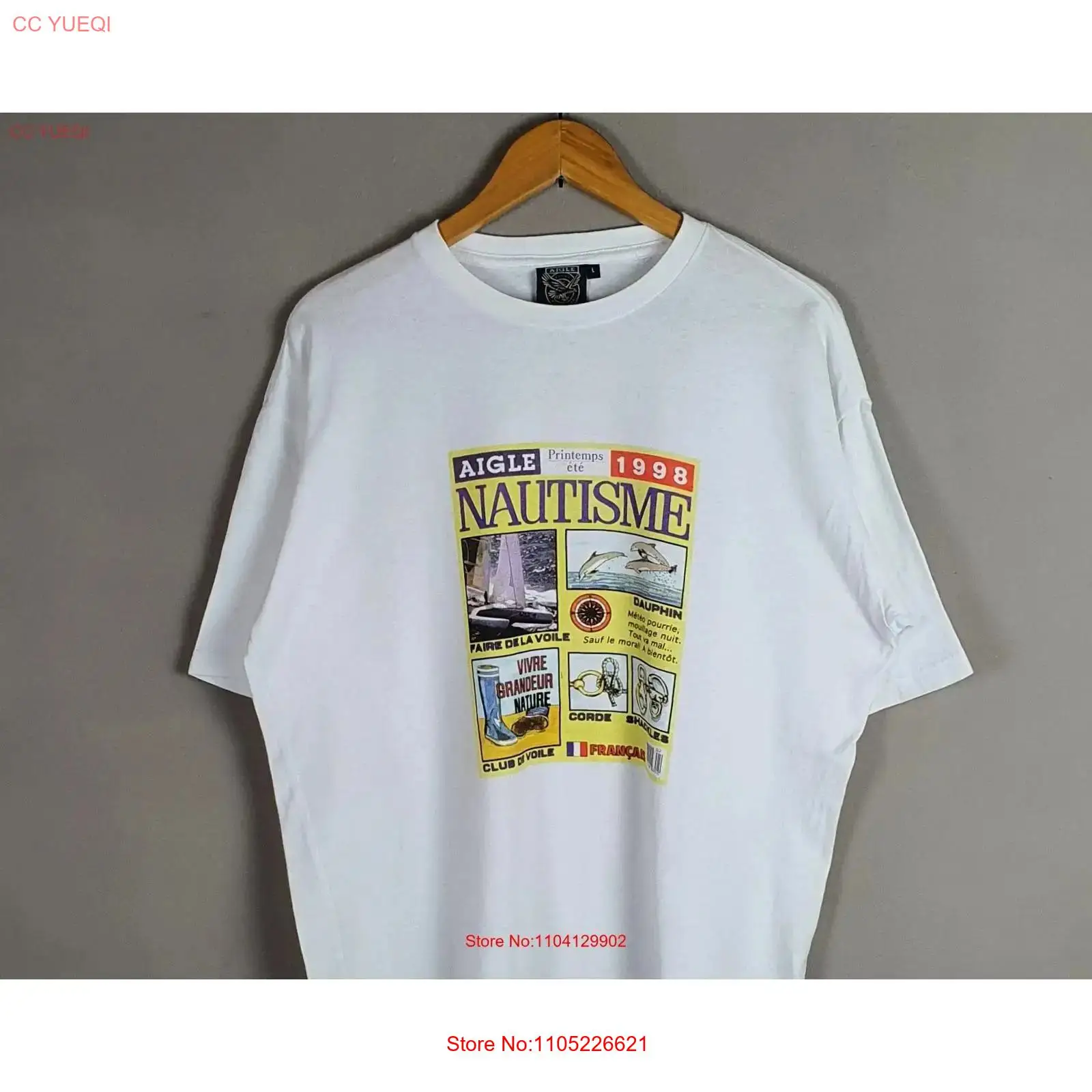 Vintage 1998 AIGLE Nautisme Sp - French Streetwear Brand avaliação e preço